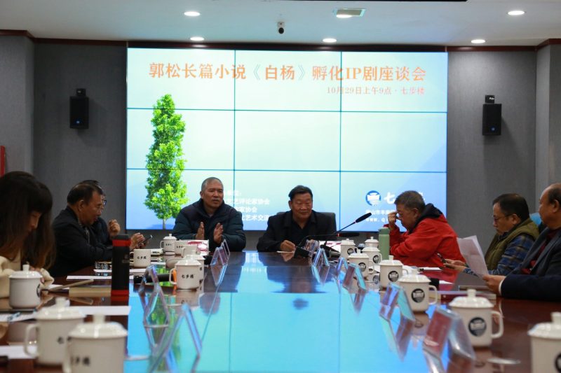 2024年10月29日，郭松长篇小说《白杨》孵化IP剧座谈会-七步楼